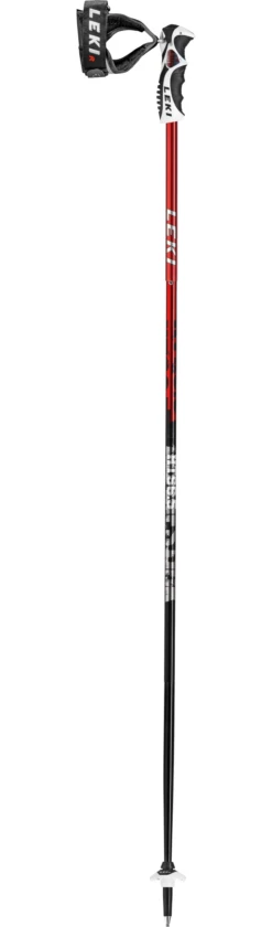 Leki Leki Alpinestick S Noir-rouge Bâtons Alpin Pliant