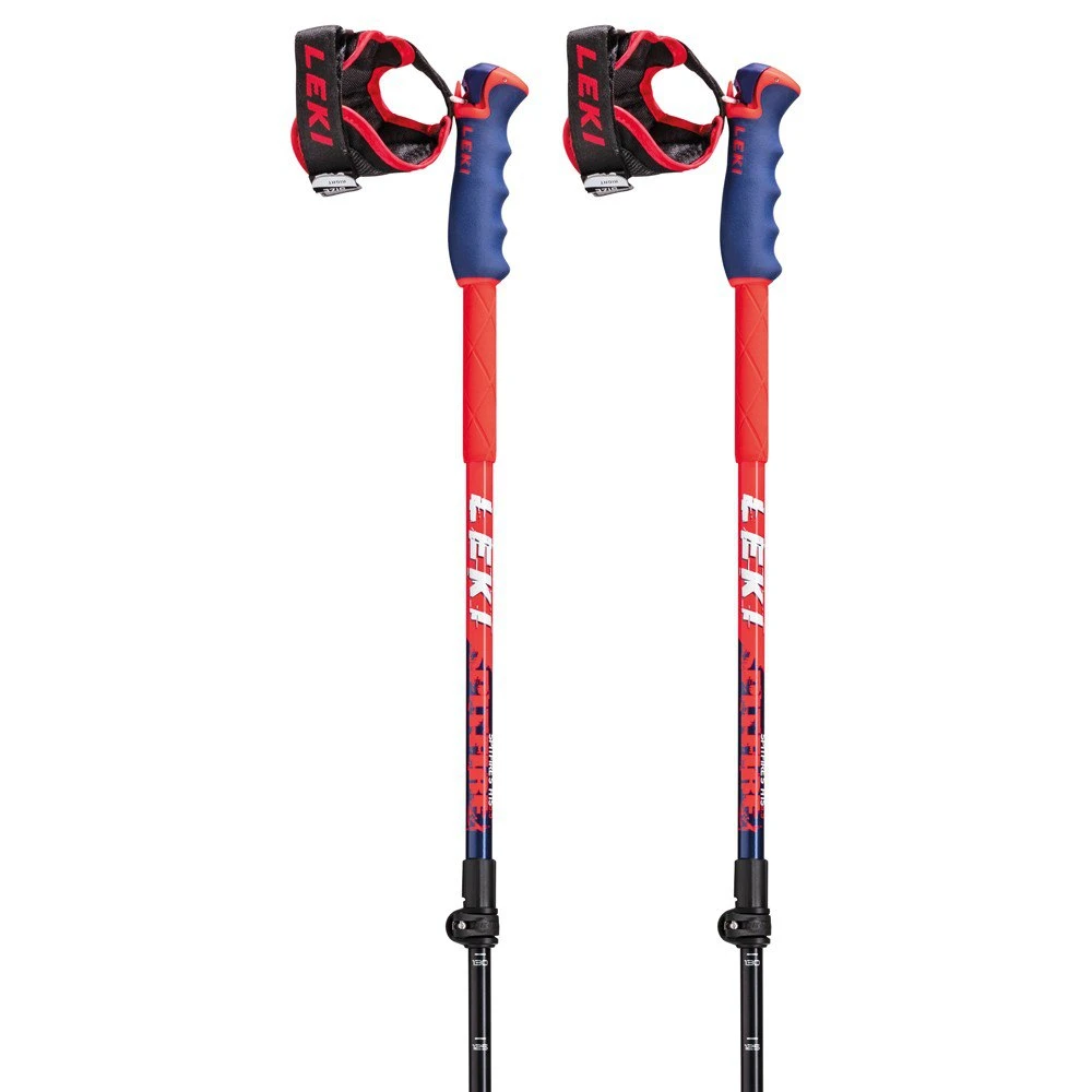 Leki Leki Spitfire Vario S Rouge-bleu-noir Bâtons Alpin Sr – Image 3